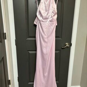 Elegant Pink Evening Gown